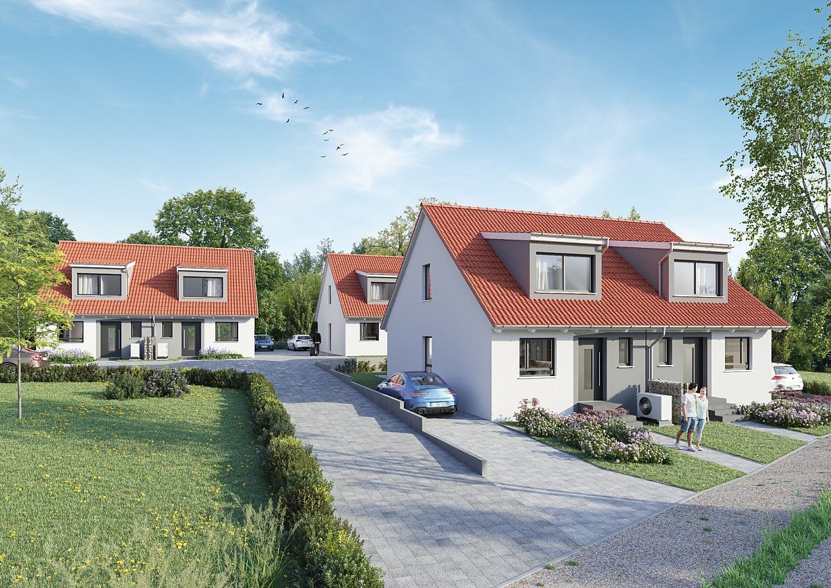 Neubauprojekt Doppelhaushälften Arberg Neubauprojekt Doppelhaushälften Arberg